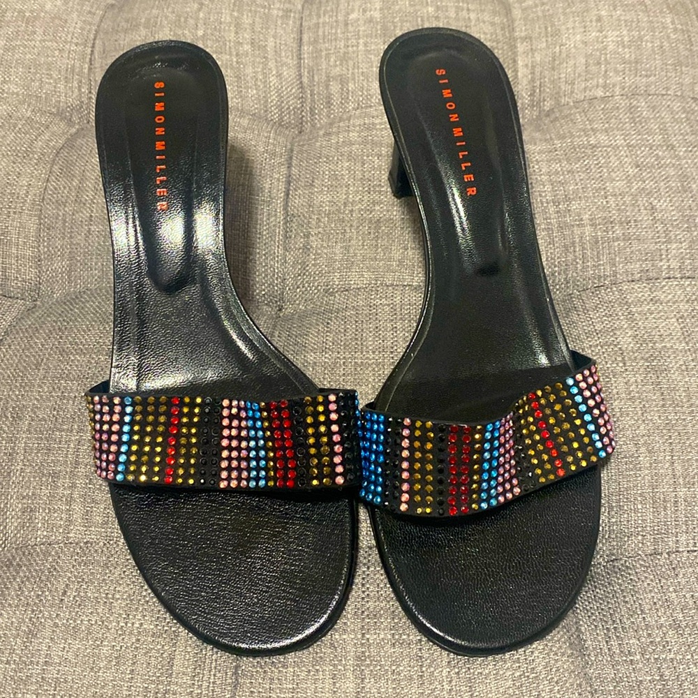 Simon Miller Black Strappy Sandals